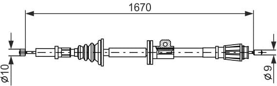 Cable Pull, parking brake 1 987 477 357 - image 10