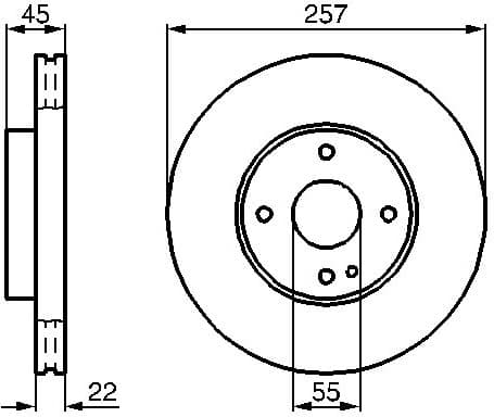 Brake Disc 0986478638 - image 2