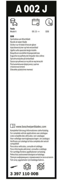 Wiper Blade Aerotwin 3 397 110 00B - image 10