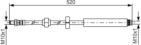 Brake Hose 1 987 481 436 - image 2