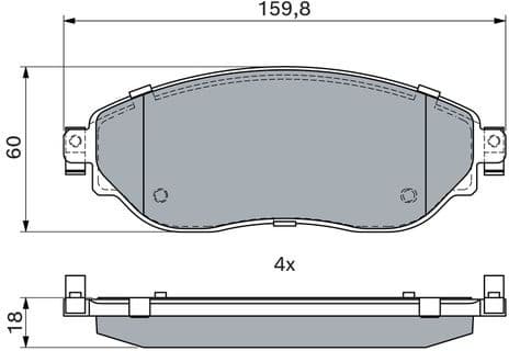 Brake Pad Set, disc brake 0986494817 - image 14