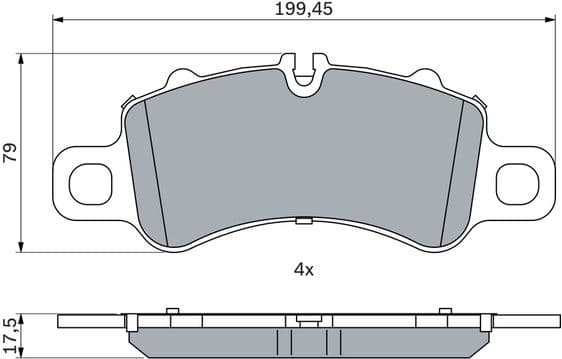 Brake Pad Set, disc brake 0 986 424 847 - image 6