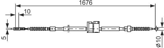 Cable Pull, parking brake 1987477815 - image 7