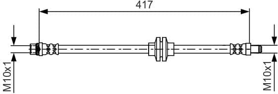 Brake Hose 1 987 481 626 - image 2