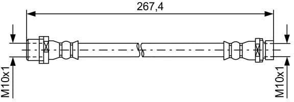 Brake Hose 1 987 481 583 - image 2
