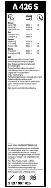 Wiper Blade Aerotwin 3397007426 - image 5