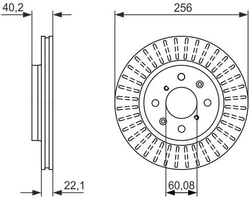 Brake Disc 0986479788 - image 3