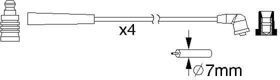 Ignition Cable Kit 0986357195 - image 10