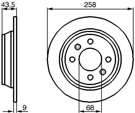 Brake Disc 0986478374 - image 3