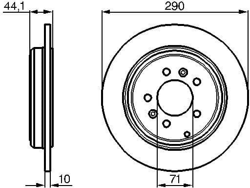 Brake Disc 0986478556 - image 3
