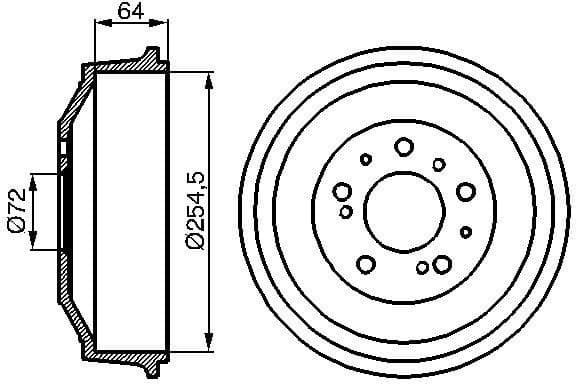 Brake Drum 0986477031 - image 6
