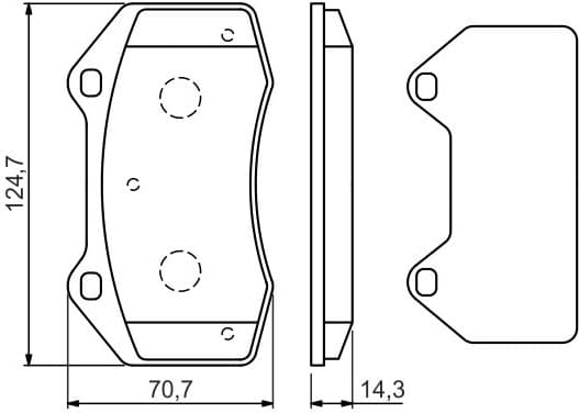 Brake Pad Set, disc brake 0986494551 - image 6