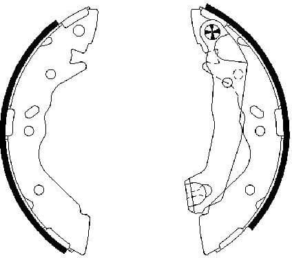 Brake Shoe Set 0986487581 - image 7