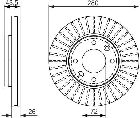 Brake Disc 0986479353 - image 7
