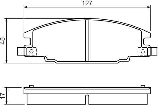 Brake Pad Set, disc brake 0986460960 - image 6