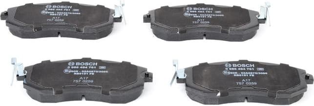 Brake Pad Set, disc brake 0986494761 - image 8