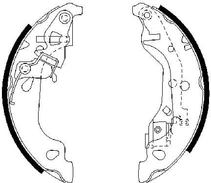 Brake Shoe Set 0986487597 - image 2