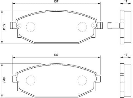 Brake Pad Set, disc brake 0986424727 - image 12