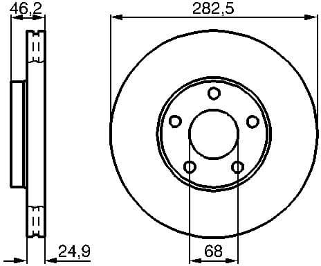 Brake Disc 0986479C81 - image 6