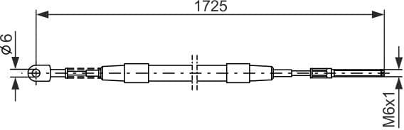 Cable Pull, parking brake 1987477065 - image 6