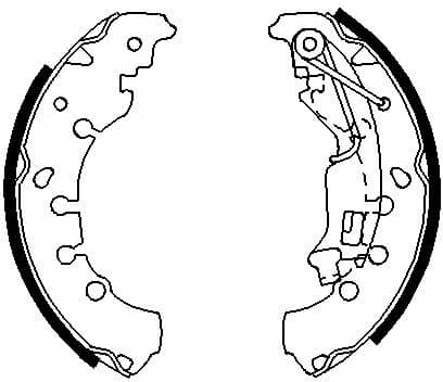 Brake Shoe Set 0986487702 - image 7