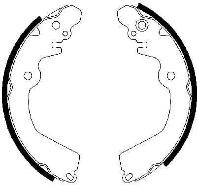 Brake Shoe Set 0986487451 - image 7