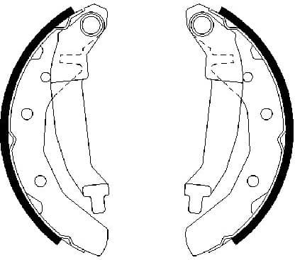 Brake Shoe Set 0986487628 - image 6