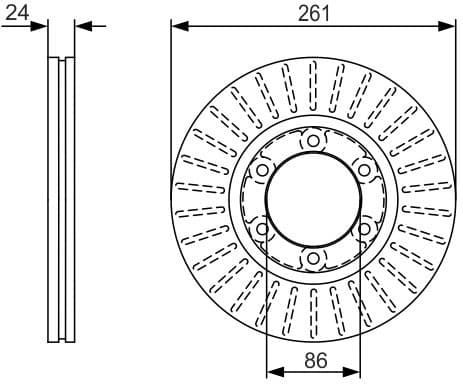 Brake Disc 0986479053 - image 3
