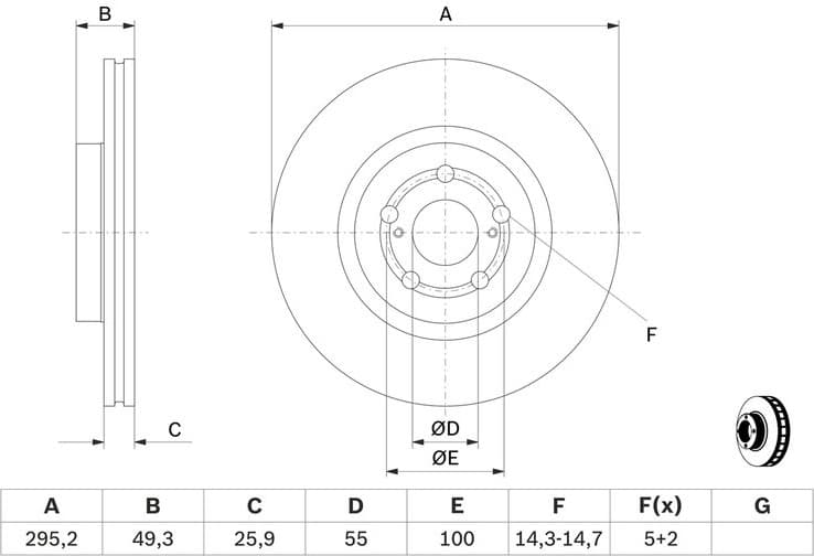 Brake Disc 0986479423 - image 10