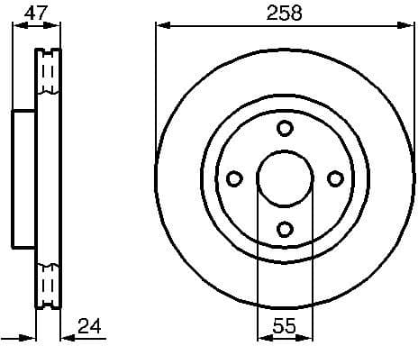 Brake Disc 0986478989 - image 2