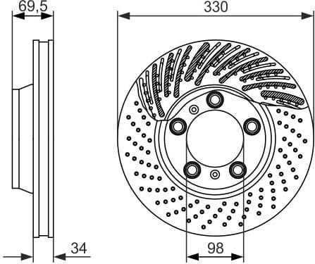 Brake Disc 0986479579 - image 7