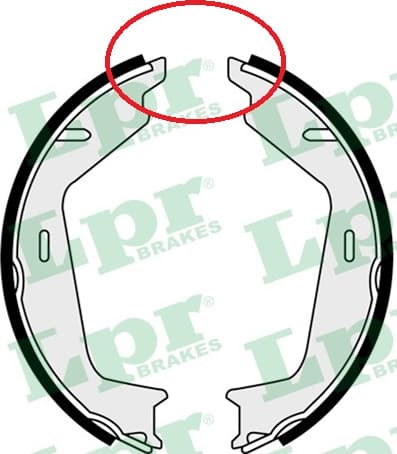 Brake shoes handbrake 88260 - image 2