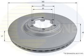 Brake disc, 1pcs FRONT ADC2821V - image 3