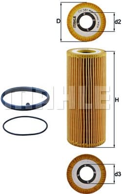 Filter oil OX381D - image 9