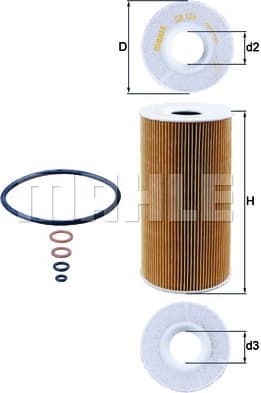 Filter oil OX126D - image 3