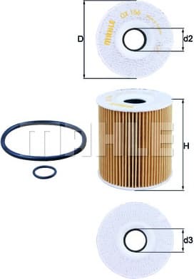 Filter oil OX156D1 - image 3