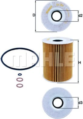 Filter oil OX254D3 - image 4