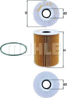 Filter oil OX254D4 - image 3