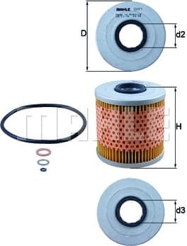 Filter oil OX91D - image 3