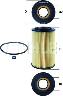 Filter oil OX773D - image 3