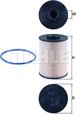 Filter diesel fuel KX211D - image 3