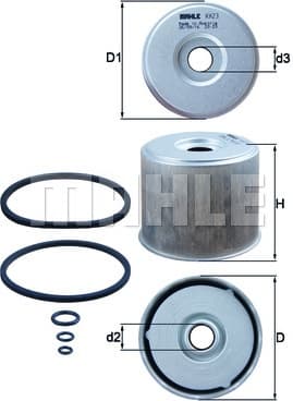 Filter diesel fuel KX23D - image 3