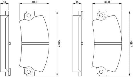 Brake Pad Set, disc brake 0986463490 - image 12