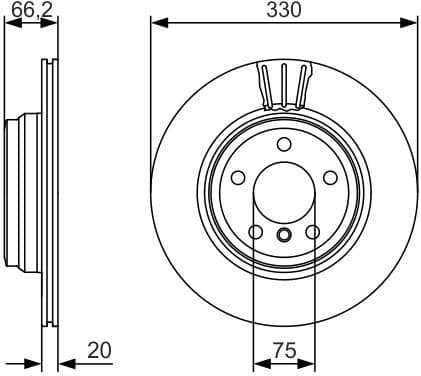 Brake Disc 0986479622 - image 7