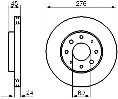 Brake Disc 0986479140 - image 2