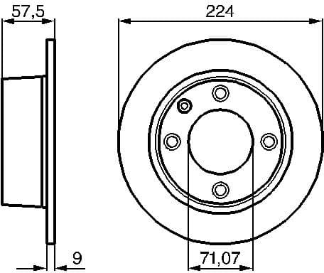 Brake Disc 0986478604 - image 6
