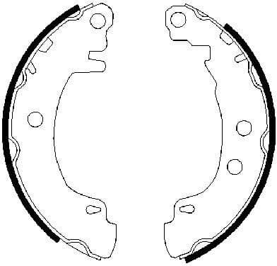 Brake Shoe Set 0986487550 - image 6