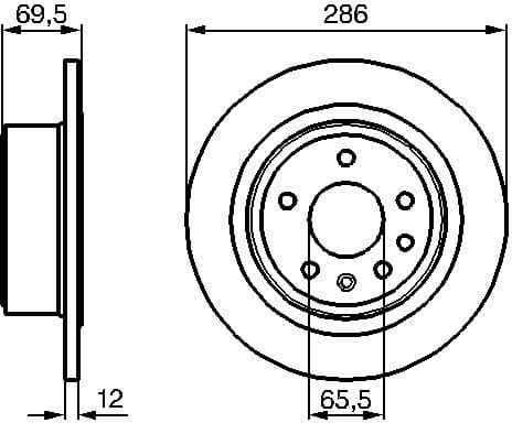 Brake Disc 0986478609 - image 8