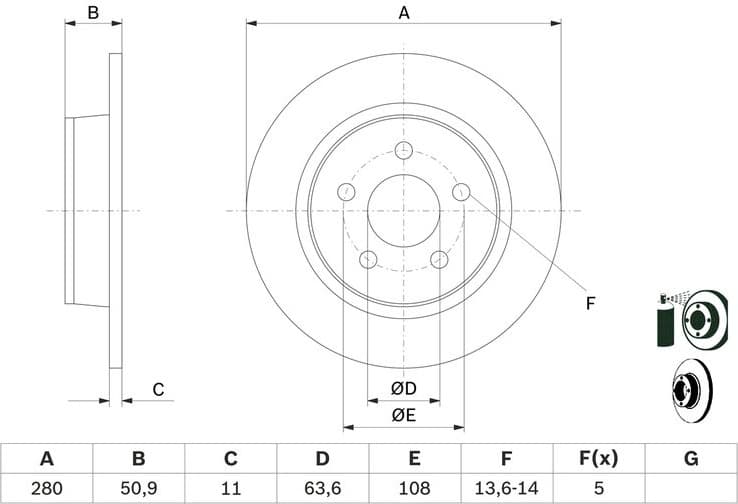 Brake Disc 0986479762 - image 10