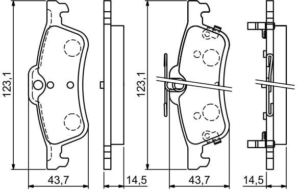 Brake Pad Set, disc brake 0986494719 - image 8